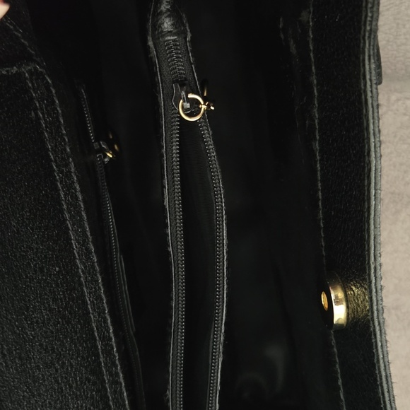 GUCCI DIANA Black Leather Tote Bamboo Handles - Picture 10 of 17